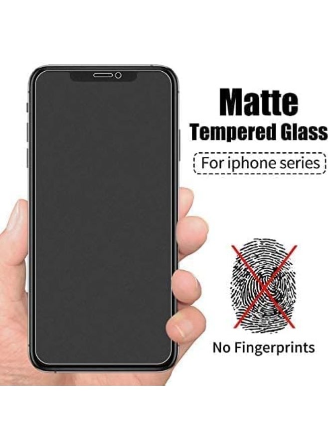 BAIKO Matte Glass Screen Protector for iPhone 12 Pro Max, Anti-Glare AG Tempered Glass, Fingerprint Resistant, Smooth Touch Screen Guard - Image 1