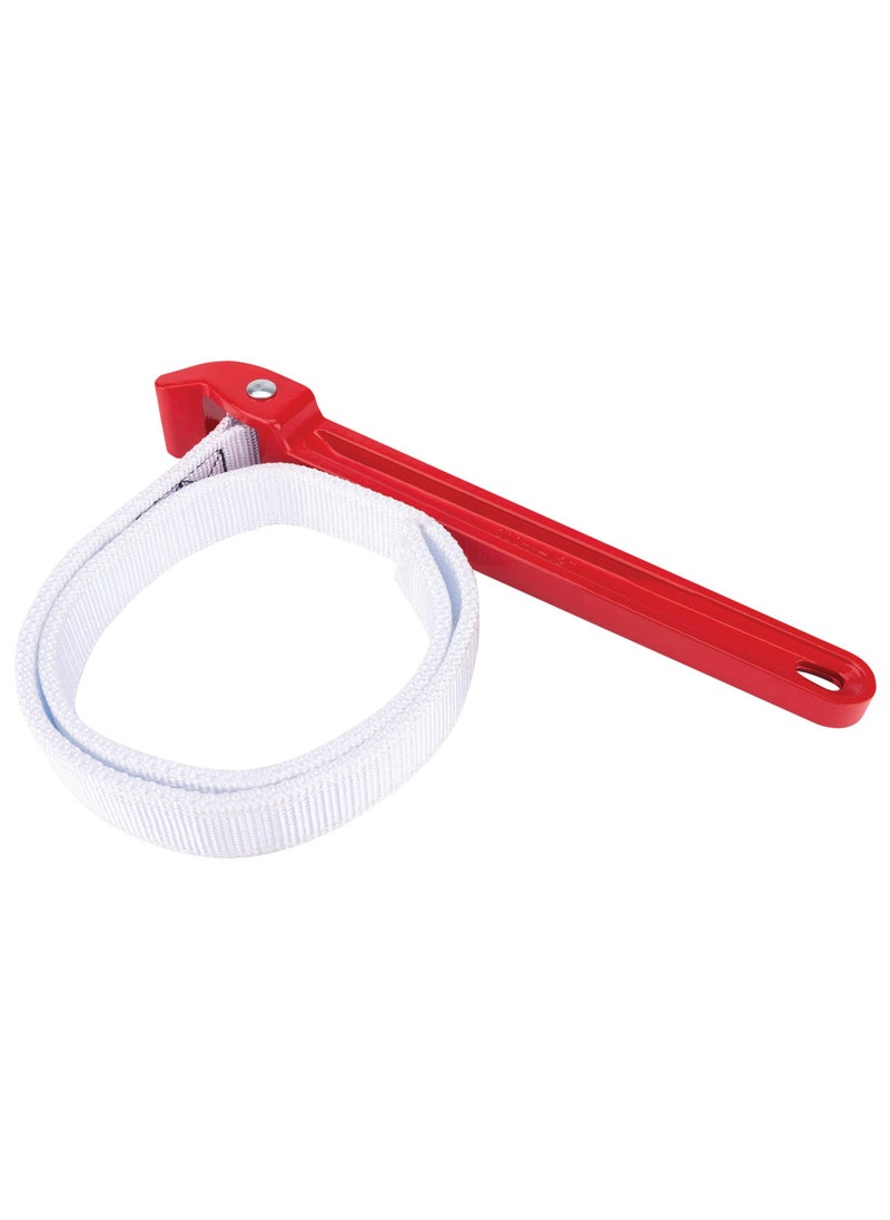 Performance Tool Performance Tool W2150 12-Inch Aluminum Strap Wrench with Double Thick Nylon Strap for Tightening or Loosening Pipes and Fittings up to 9-Inches  - Image 1