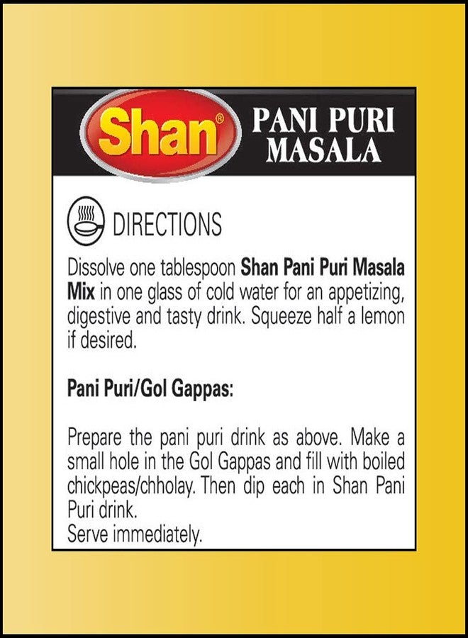 Shan خلطة توابل شان باني بوري 3.52 أونصة (100 جرام) - مسحوق توابل لمشروب هضمي حار - مناسب للنباتيين - كيس محكم في علبة - Image 4