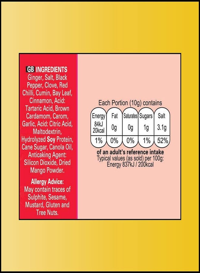 Shan خلطة توابل شان باني بوري 3.52 أونصة (100 جرام) - مسحوق توابل لمشروب هضمي حار - مناسب للنباتيين - كيس محكم في علبة - Image 3