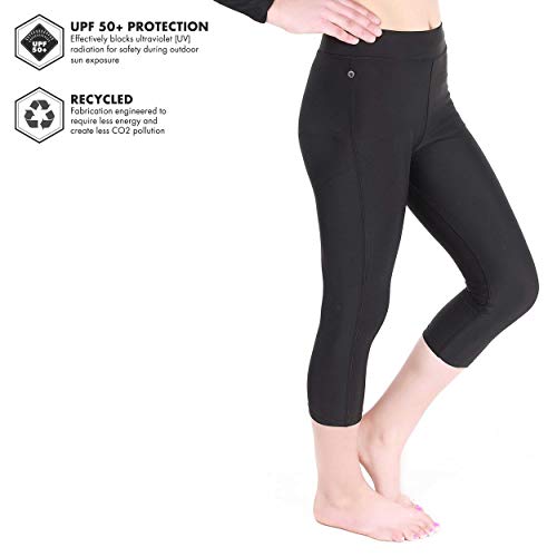 TYR Eco Nylon lycra Capri, XXL/40 (Black) - Image 4
