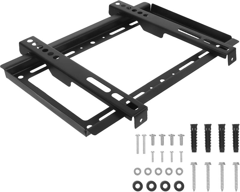 Universal Tilt Tv Wall Mount Bracket for 14-42 Inch LED LCD Screens with Black Fixed Mounting Screws Kit, Efficient Tv Wall Bracket for Home Entertainment - Image 1