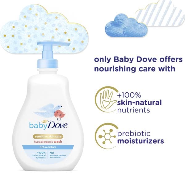 Dove, Baby Tear Free Shampoo, Rich Moisture - 13.5 Fl Oz / 400mL - Image 5