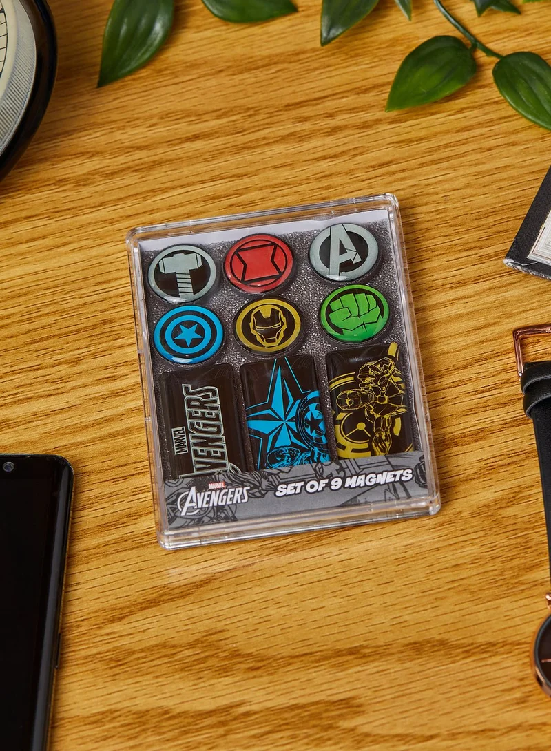 Half Moon Bay Marvel Set Of 9 Avengers Magnets