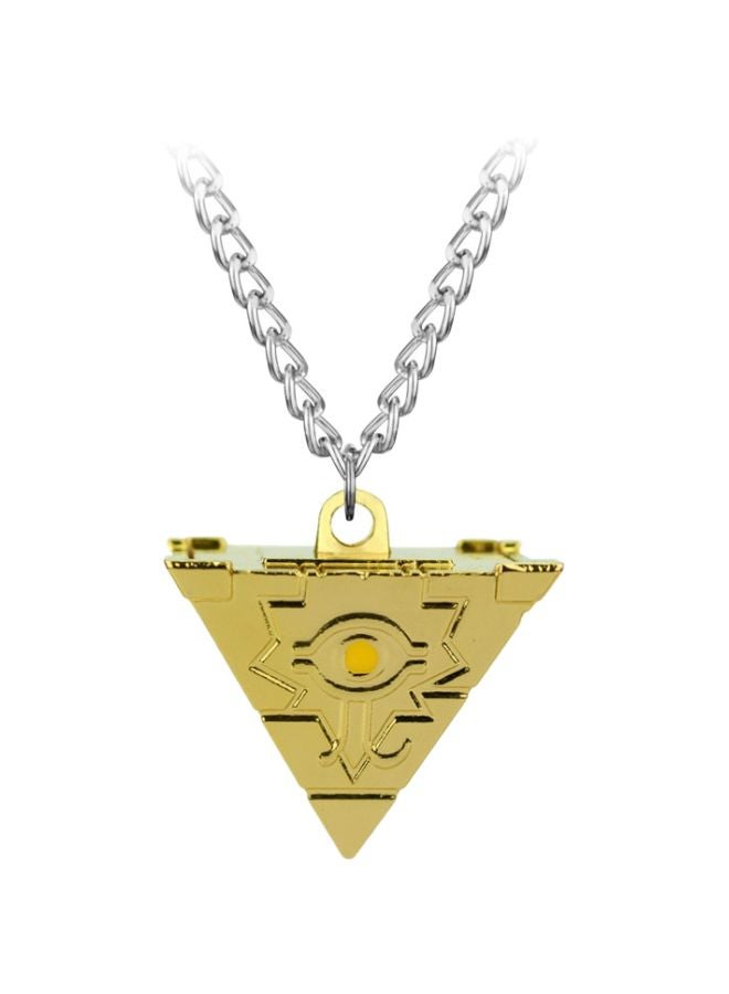 بيوينتي قلادة من سبيكة الزنك بدلاية بتصميم بازل ثلاثي الأبعاد مستوحى من كرتون شخصية يوغي - Image 1