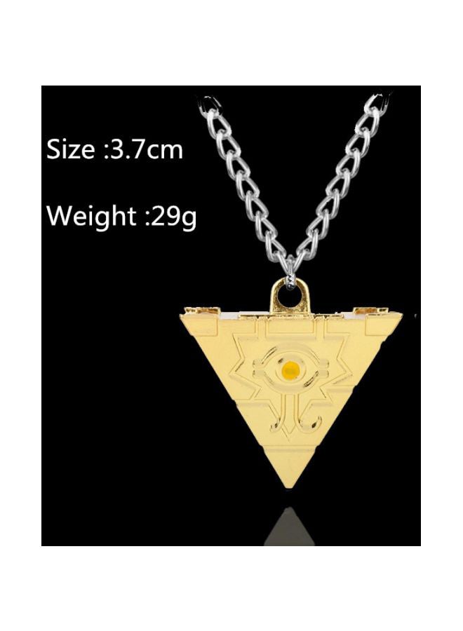 بيوينتي قلادة من سبيكة الزنك بدلاية بتصميم بازل ثلاثي الأبعاد مستوحى من كرتون شخصية يوغي - Image 3