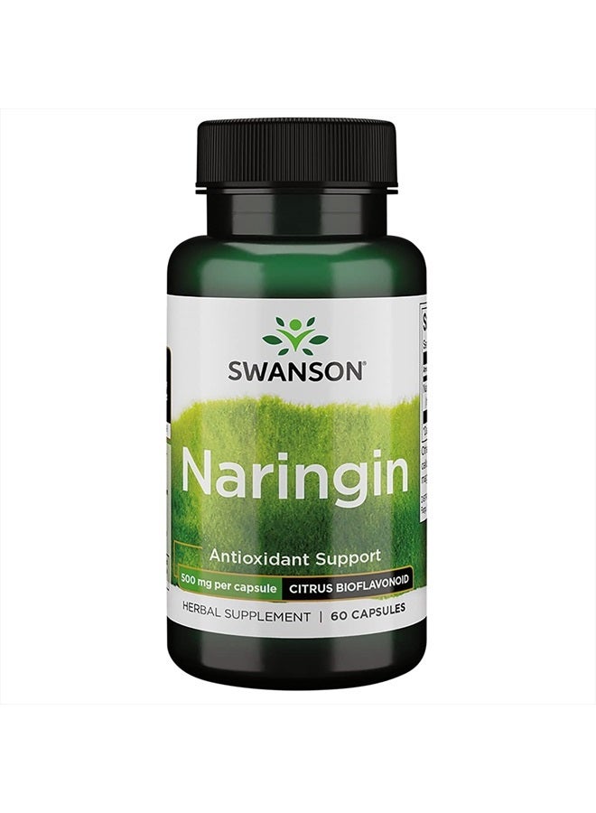 SWANSON Naringin 500 Milligrams 60 Capsules - Image 1