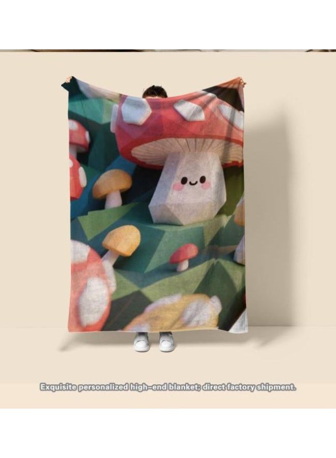 Baby and children's cartoon flannel thin blanket (warm and comfortable, suitable for sleep, game use) 70cm*100cm - 431