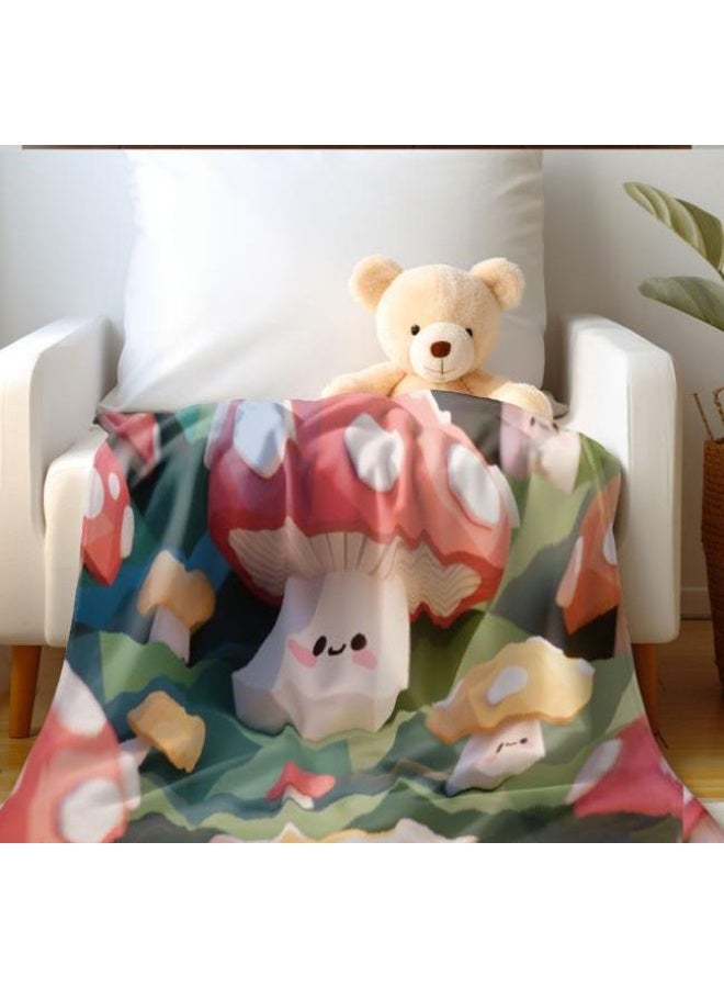 Baby and children's cartoon flannel thin blanket (warm and comfortable, suitable for sleep, game use) 70cm*100cm - 431