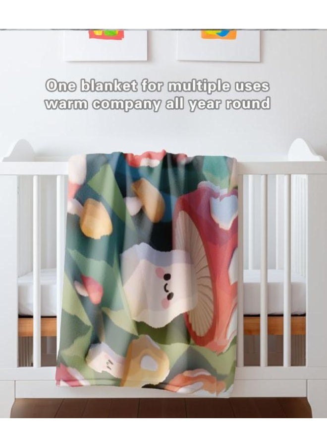 Baby and children's cartoon flannel thin blanket (warm and comfortable, suitable for sleep, game use) 70cm*100cm - 431