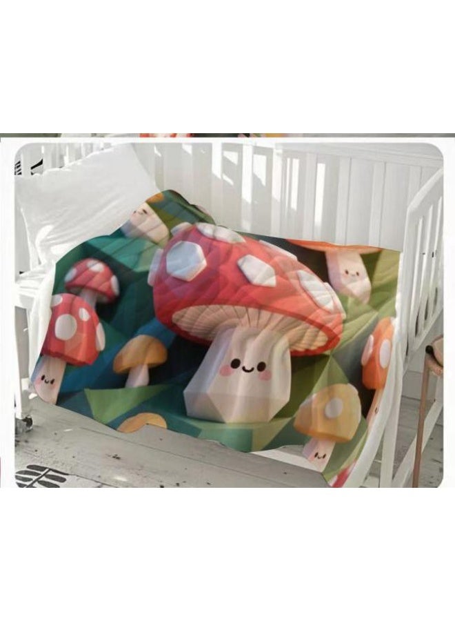 Baby and children's cartoon flannel thin blanket (warm and comfortable, suitable for sleep, game use) 70cm*100cm - 431