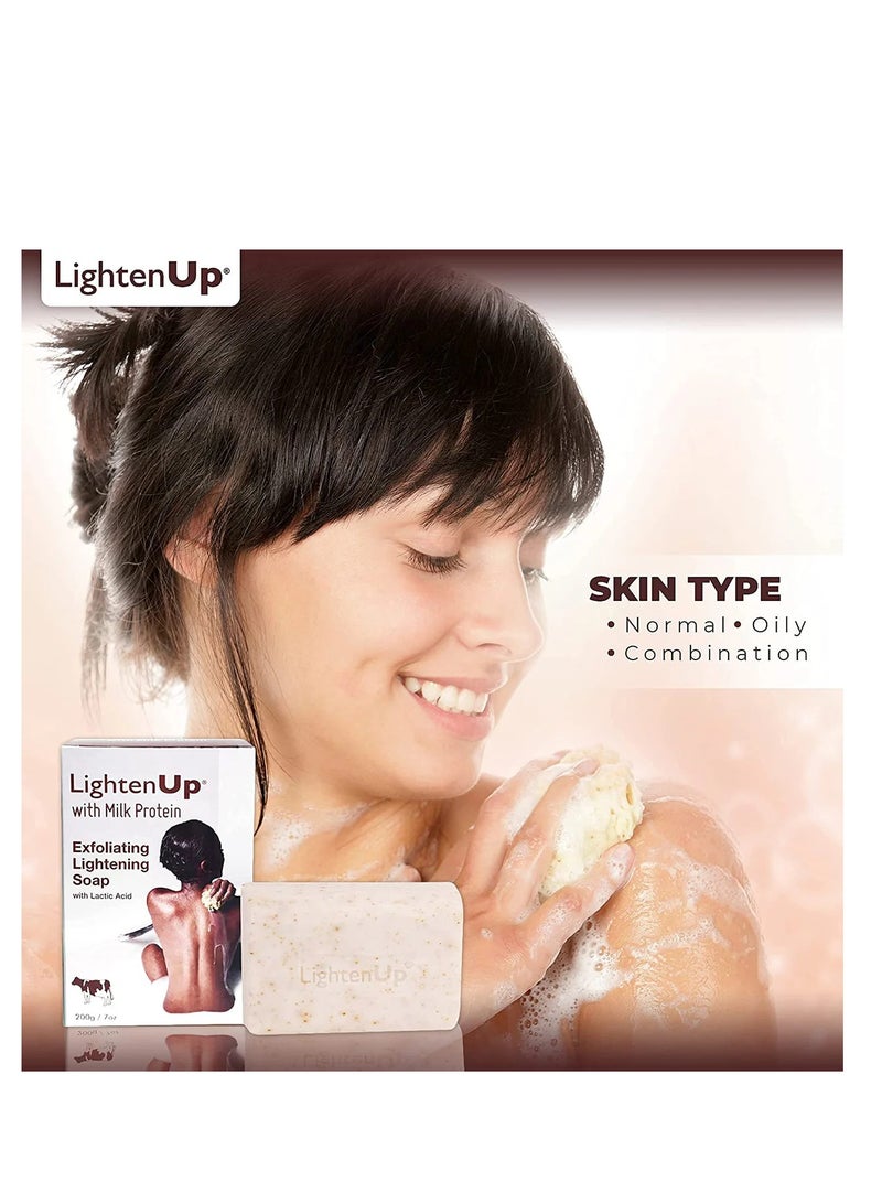 LIGHTENUP صابون التبييض الأبيض 200 جرام - Image 2