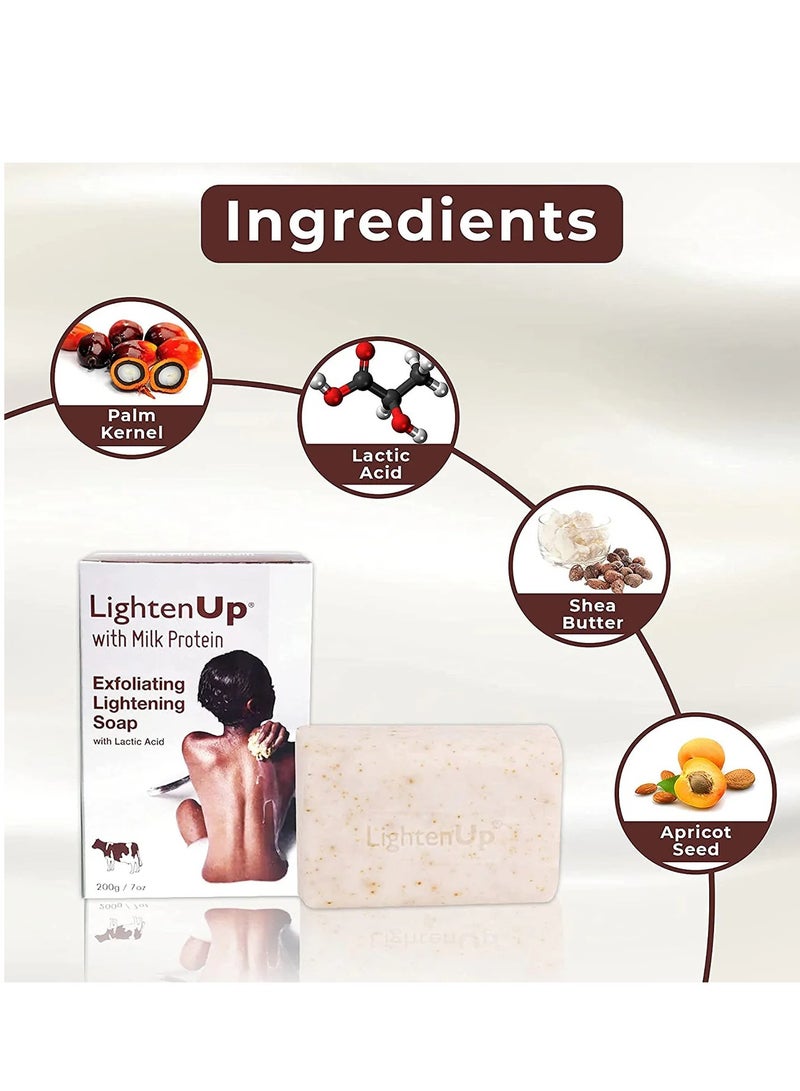 LIGHTENUP صابون التبييض الأبيض 200 جرام - Image 3