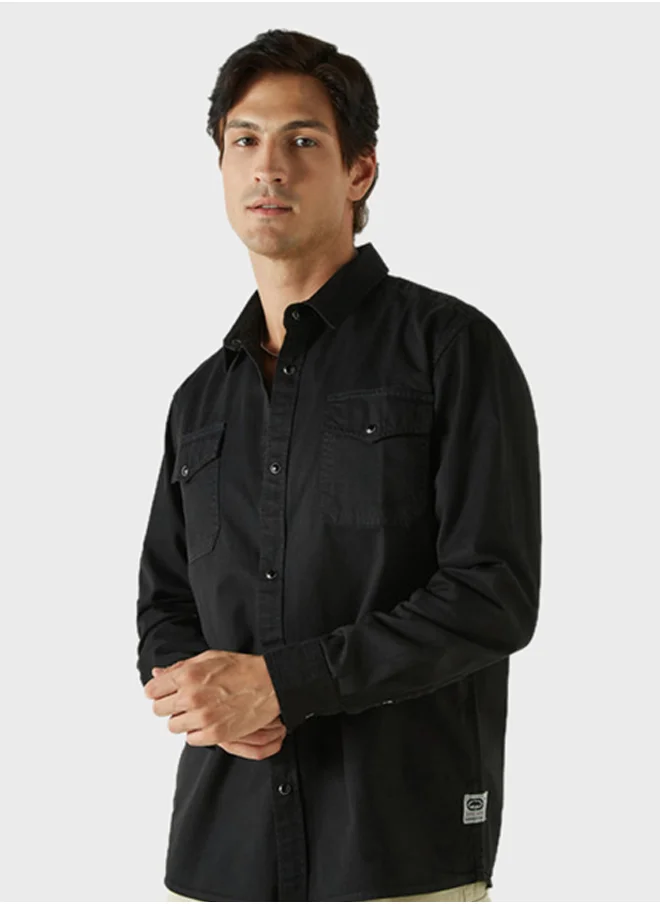 إيكو يو إن إل تي دي. Regular Fit Button Down Shirt