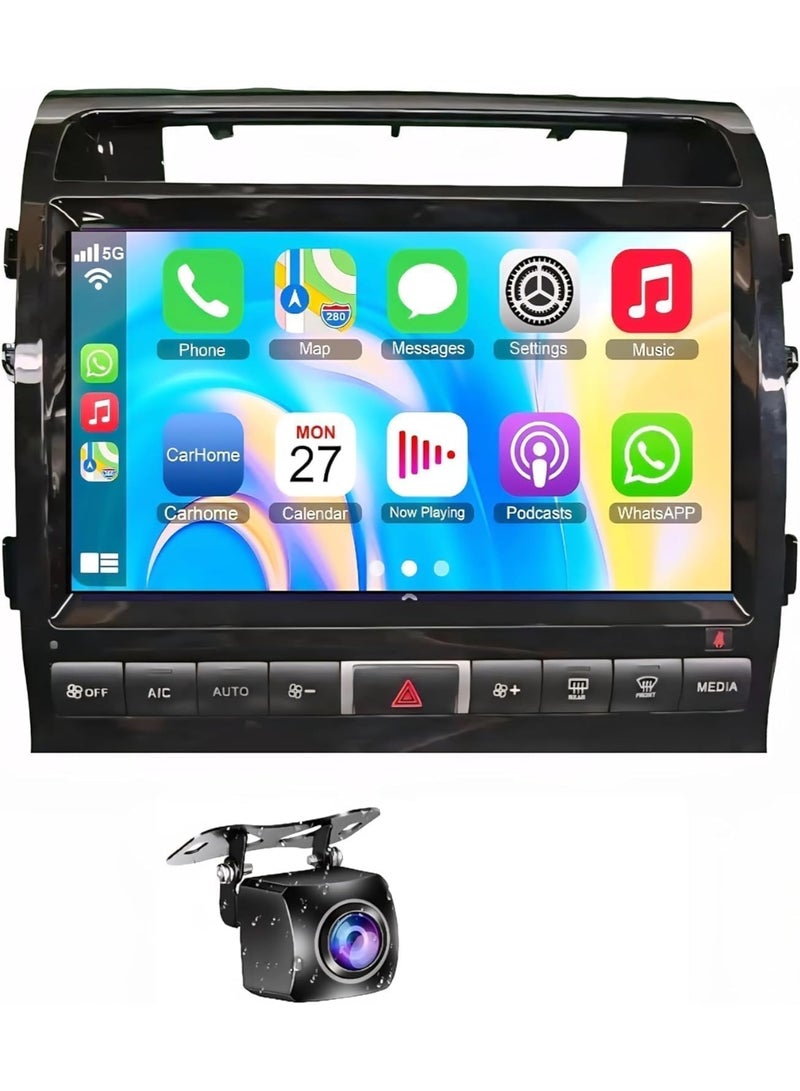 SHEZA STAR Android Car Stereo for Toyota Land Cruiser VXR 2007-2015 Mirror Link Wi-Fi BT, Radio GPS, 10 Inch IPS Screen with AHD Camera and A-B-C Harness TYPE - Image 1