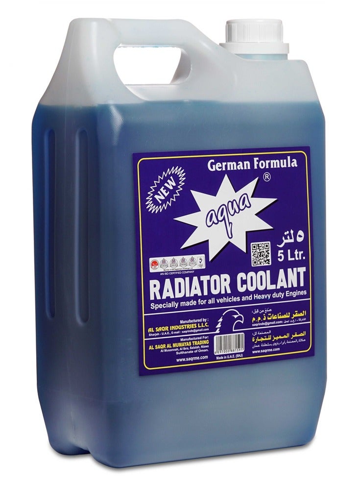 أكوا سائل تبريد الردياتير أكوا تركيبة ألمانية زرقاء 5 لتر - Image 2