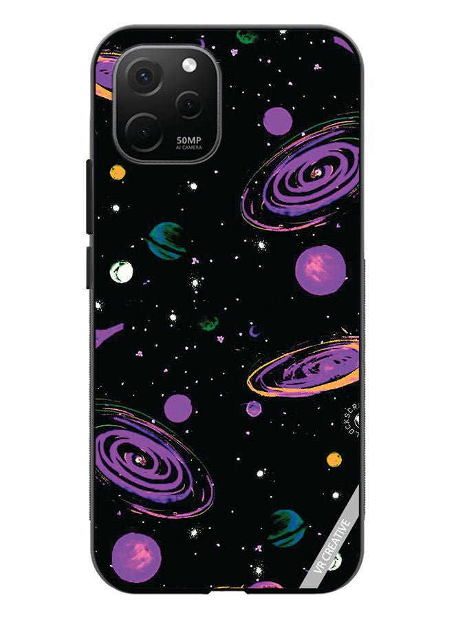 VR CREATIVE Protective Case Cover For Huawei Nova Y61 Astranaut3 Design Multicolour - Image 1