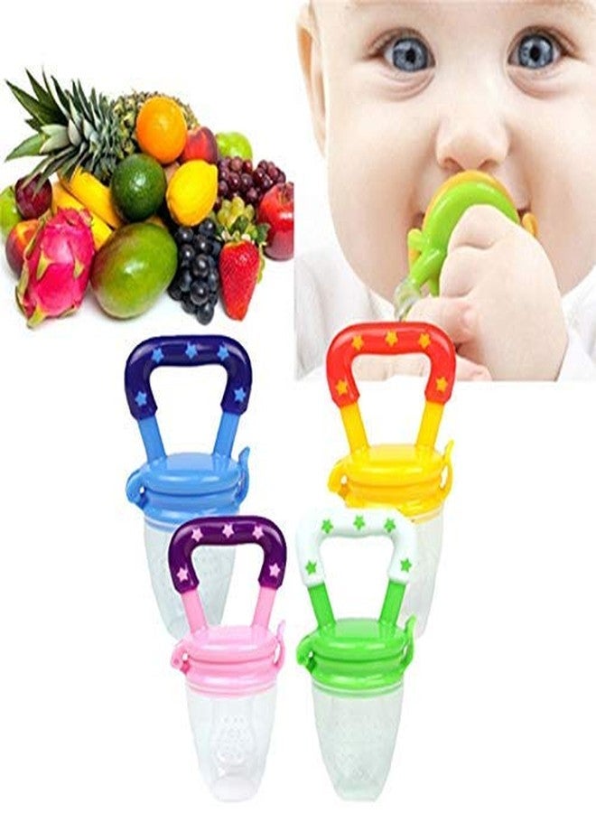 ROFORUF 8-Piece Baby Feeding & Oral Care Set | Silicone Spoon Bottle 90ml, Fruit Feeder, Fruit Teether, Finger Tooth Brush (2pcs) & Waterproof Silicone Bibs (3pcs) | BPA-Free Newborn Kit (Combo of 8) (Green) - Image 3