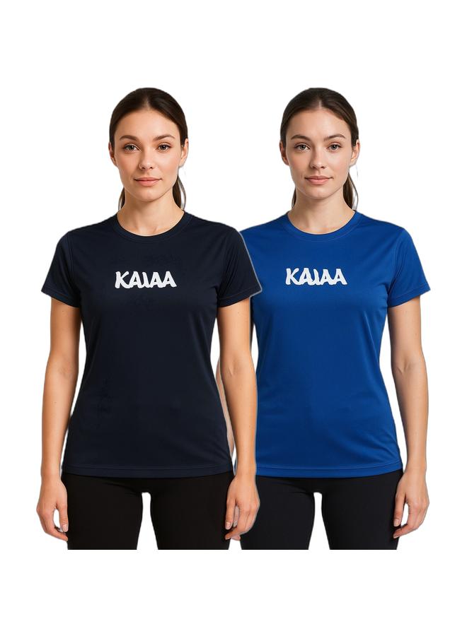 KAJA Women’s Quick Dry Sport T-Shirt Bundle (2 Pack) – Stretch Fit, Lightweight Activewear Tops for Gym & Running - Image 1