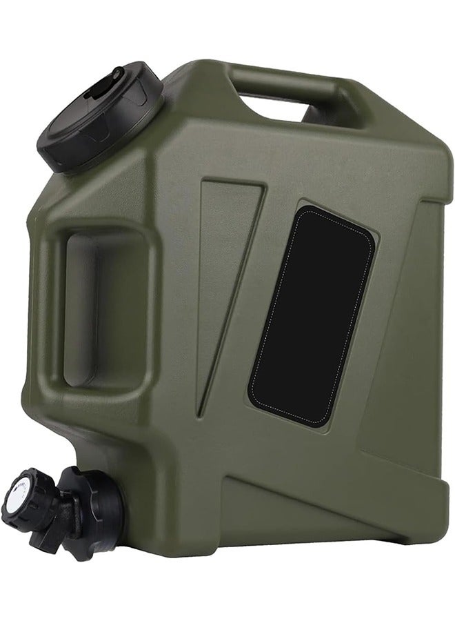Garlo Portable Water Containers with Spigot, 3.2 Gallon (12L) Water Jug, Water Tank With Tap, Multifunction Water Storage Containers for Camping Outdoor Hiking Water Storage Bucket, Drink - Image 1