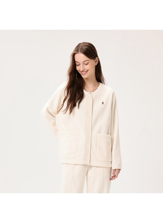 Hush Puppies Long-sleeve Fleece Round-neck Women's Jacket For Autumn And Winter - Image 4
