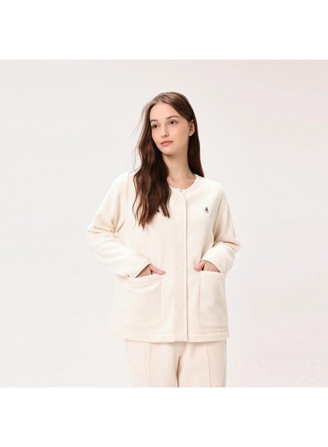 Hush Puppies Long-sleeve Fleece Round-neck Women's Jacket For Autumn And Winter - Image 2