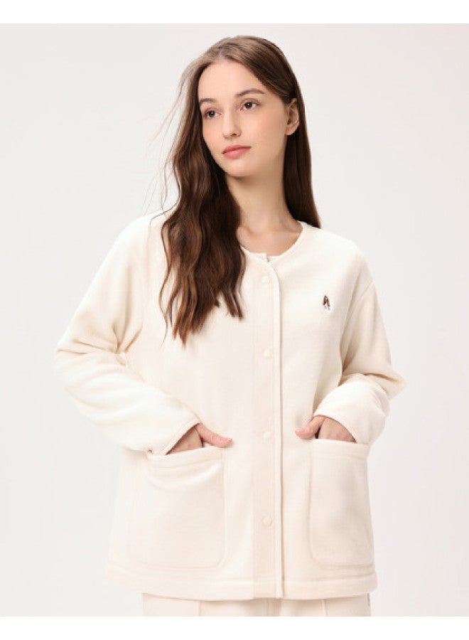 Hush Puppies Long-sleeve Fleece Round-neck Women's Jacket For Autumn And Winter - Image 1