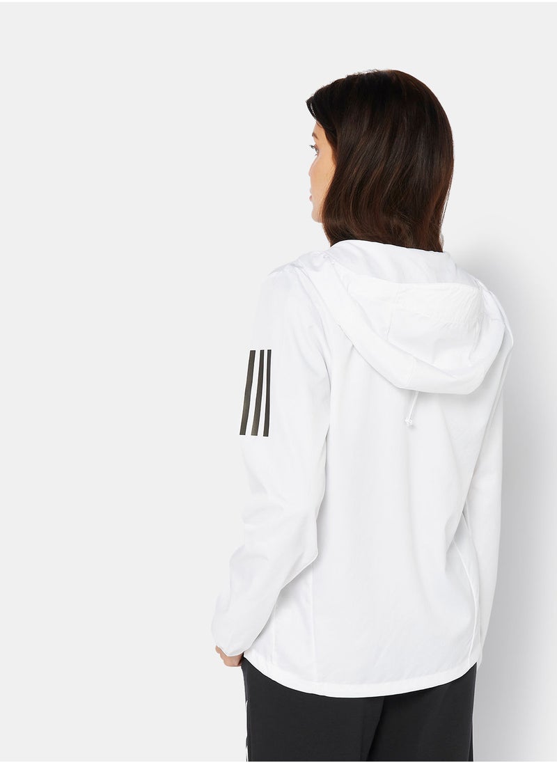 Adidas - Own The Run Hooded Running Jacket - Image 1
