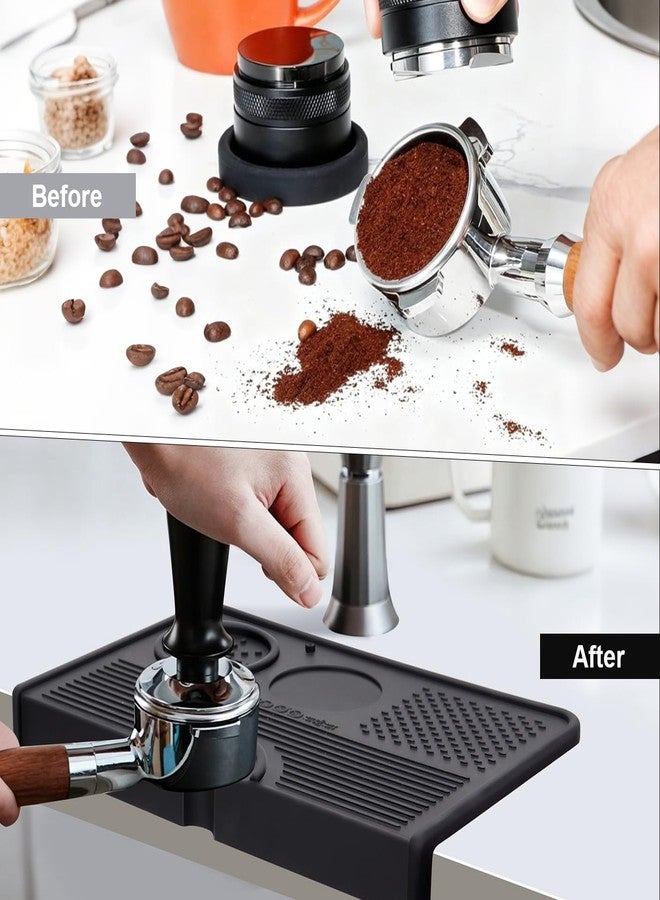 GreeSuit Espresso Tamping Mat, Coffee Tamper Silicone Mat for Portafilter, 10.5''x 5.5'' Portafilter Mat for Barista Espresso Machine Acceessories, Waterproof & Heat Resistant - Image 5
