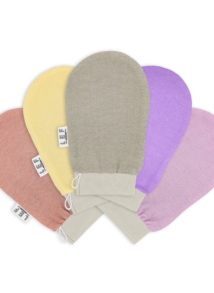LEF The Korean Glove to Exfoliate Skin with a Double Layer - Image 4