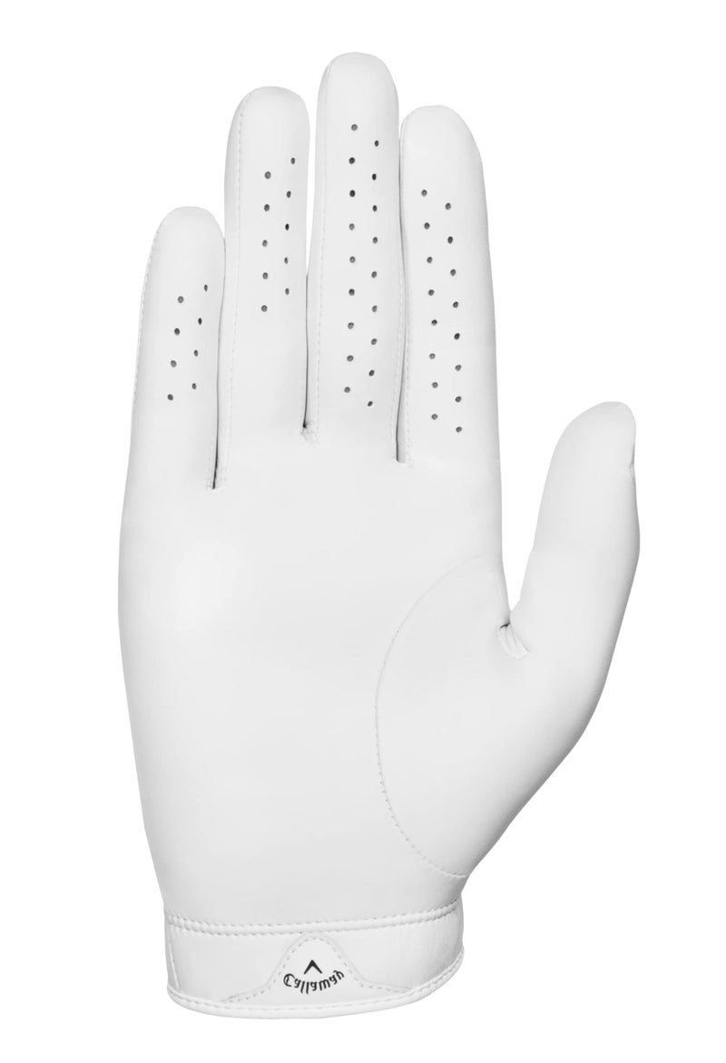Callaway Golf Tour Authentic Glove (Standard, Medium/Large, White 2022, Worn on Right Hand) - Image 1