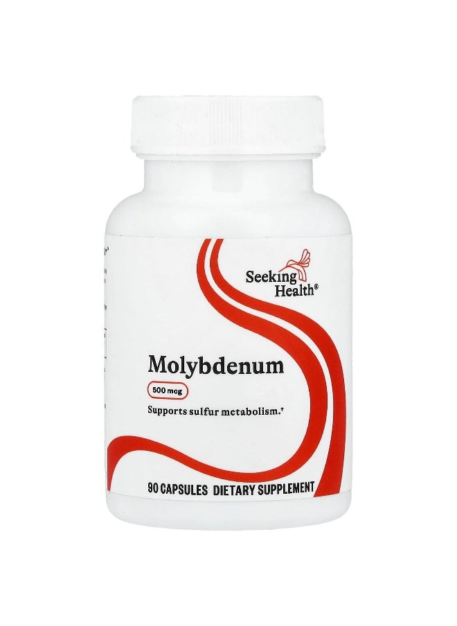 Seeking Health Seeking Health, Molybdenum, 500 mcg, 90 Capsules  - Image 1