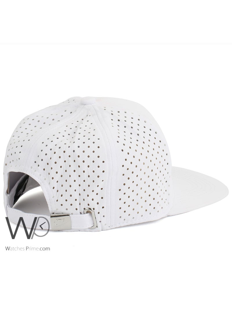 NIKE ORIGINAL Nike Snapback hip hop Cap White Color Cotton Hat For Men  - Image 2