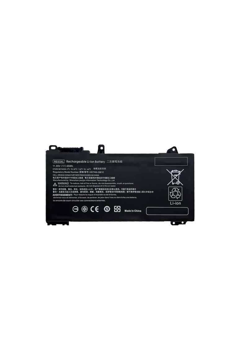 Terabyte Battery RE03XL for HP ProBook 450 G6 450 G7 440 G6 430 445 455R G6 430 440 445 G7 Series HSTNN-OB1C HSTNN-UB7R - Image 3