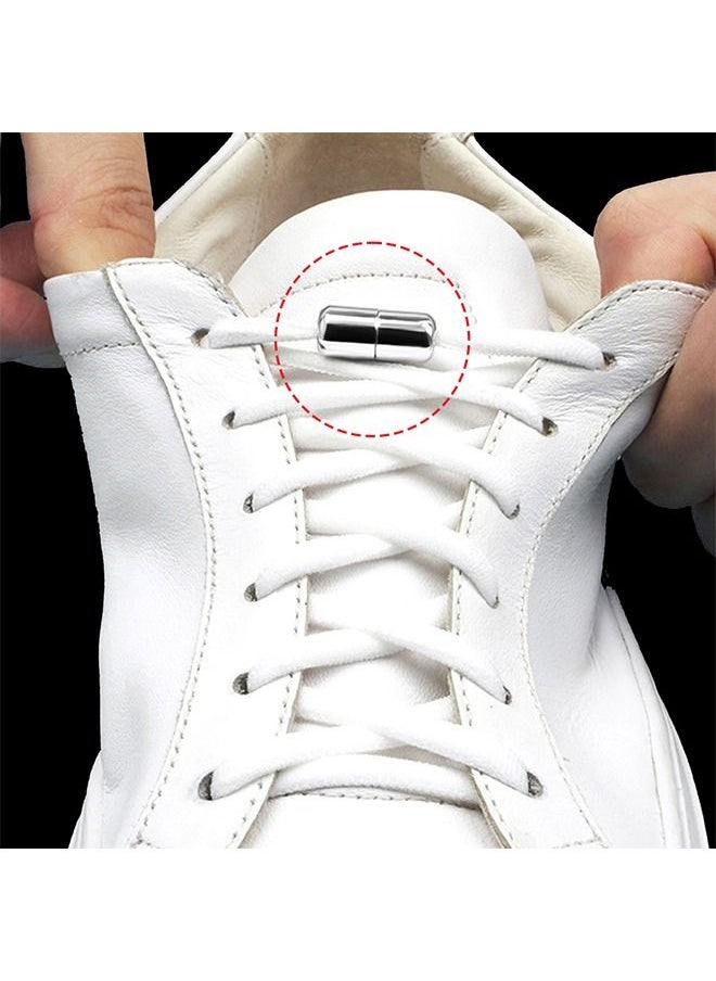 Bee - 2 Pairs Elastic No Tie Shoe Laces Black - Image 1
