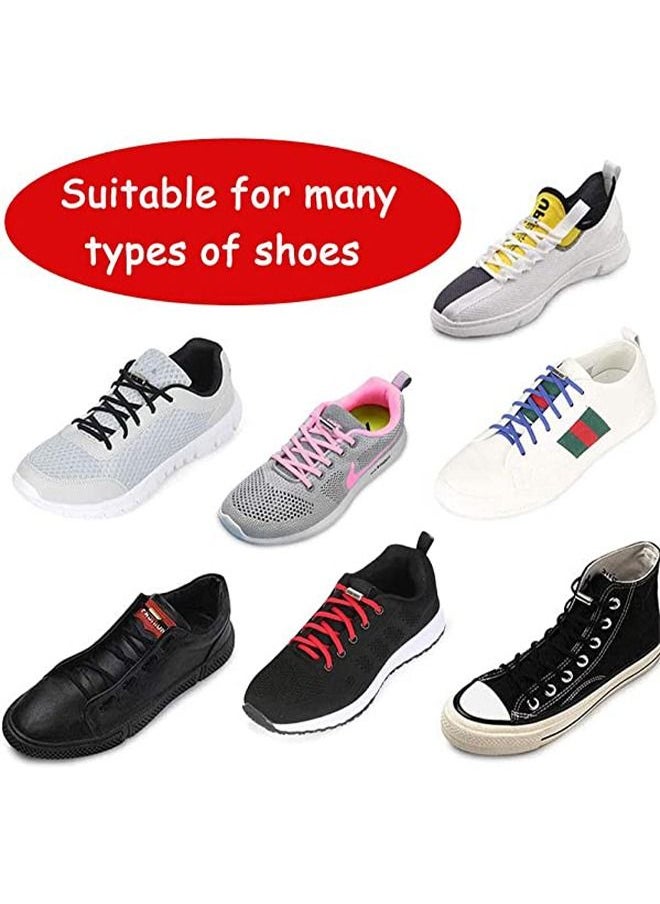 Bee - 2 Pairs Elastic No Tie Shoe Laces Black - Image 1