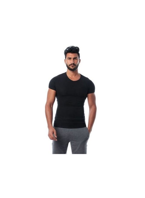 Mesery(V) Neck - For Men-Black