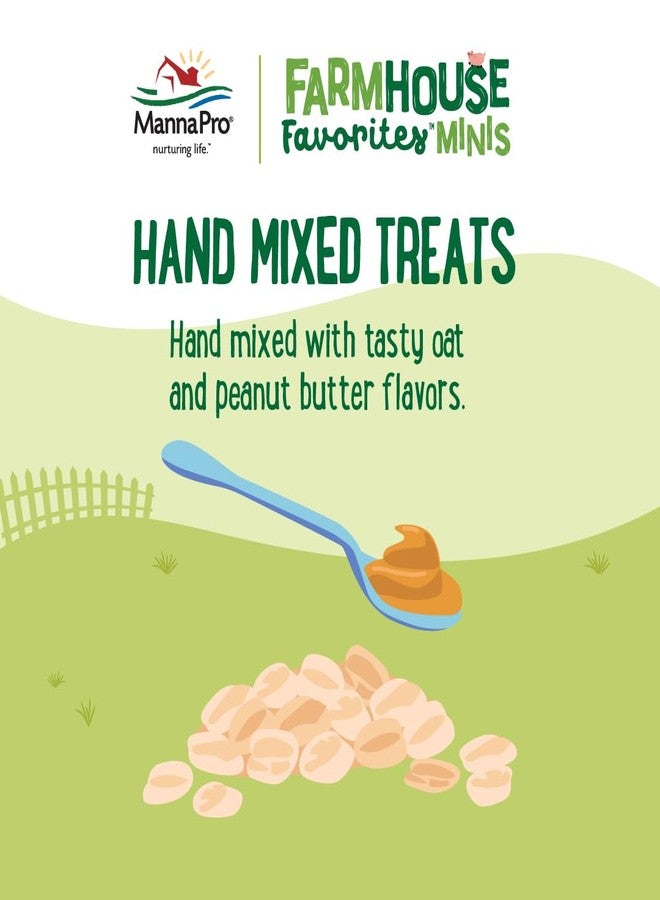 Manna Pro Farmhouse Favorites Mini Pig Treats, Baked Snack for Mini and Teacup Pigs, Hand-Mixed, Peanut Butter Flavored, Supports Training and Bonding, Premium Treats for Small Pigs, 3 lb Bag - Image 2
