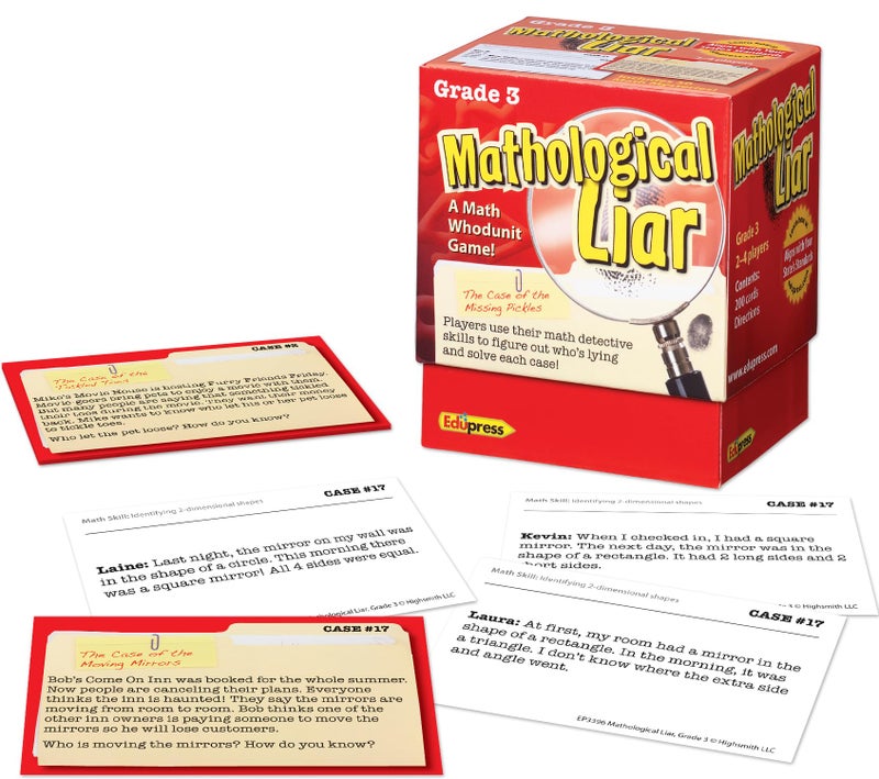 Edupress (EP-3396) Mathological Liar Game, Grade 3 - Image 3