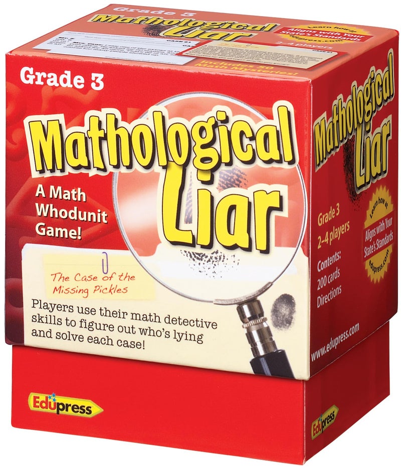 Edupress (EP-3396) Mathological Liar Game, Grade 3 - Image 5