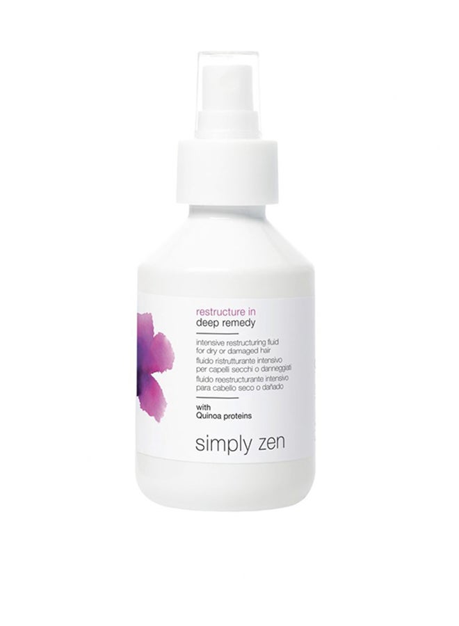 Simply Zen Restructure In Deep Remedy 150ml – Leave-In Rescue for Porous Hair, Plant Actives, Instant Repair for Chemical Burn Relief 150ml - Image 1