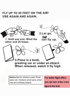 أورجنيزر 10 قطعة الخفافيش السحرية تطير فراشة اللعب ، كهدية مفاجأة أو حزب في الهواء الطلق  - Image 4