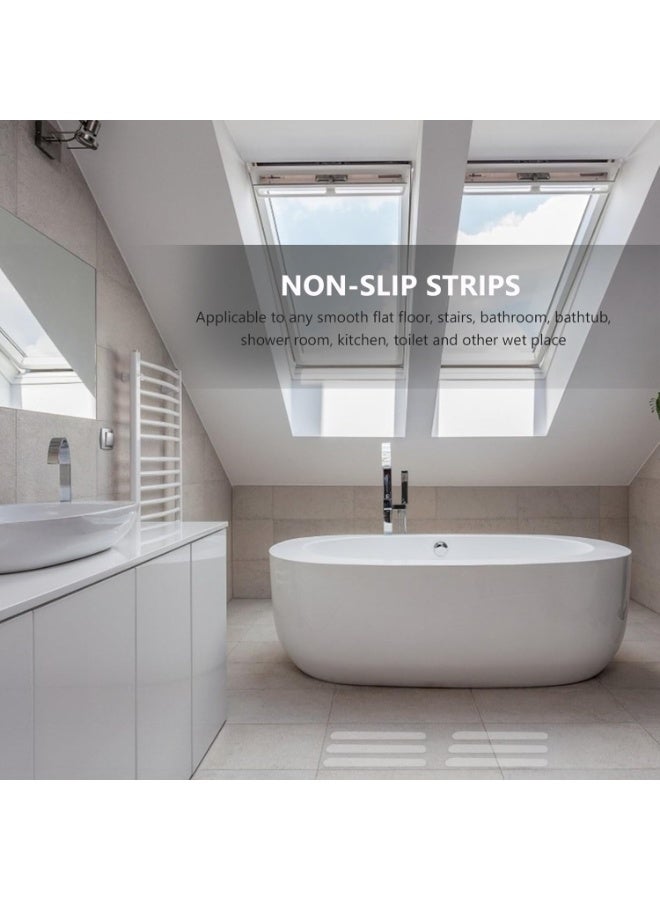 شريط لاصق شفاف 25 قطعة غير قابل للانزلاق من ملصقات حوض الاستحمام من نيوبيستي، مداس الدش، ملصقات سلامة الحمام، شارات مقاومة للانزلاق لأحواض الاستحمام، لأرضية الحمامات، سلالم الحمام، شريط لاصق شفاف - Image 4