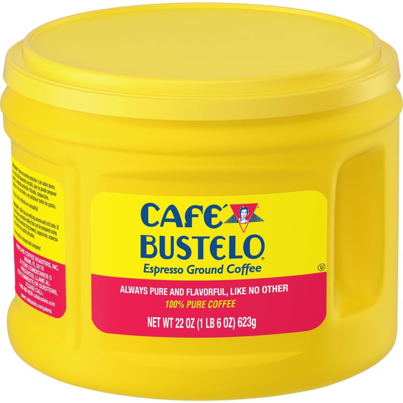 Cafe Bustelo Espresso Ground Coffee, Dark Roast, 22