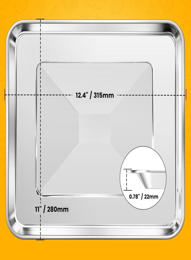 GWY Air Fryer Tray Replacement for Cuisinart TOA-60 TOA-65 TOA-70 Toaster Air Fryer Convection Oven, 12.4 * 11'' Non-stick Mesh Air Fryer Steel Basket Wire Rack Accessories Parts, Dishwasher Safe - Image 2