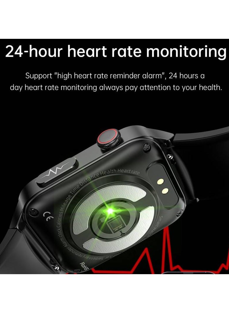 Saco Health Smart Watch with Blood Glucose Monitoring Uric Acid ECG PPG HRV Heart Rate Body Composition Bluetooth Call - Image 3