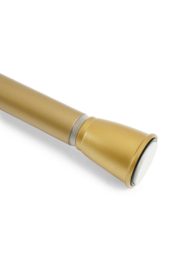 Pan Home Ella Extendable Shower Curtain Rod 25mm 130-240cm - Gold - Image 2