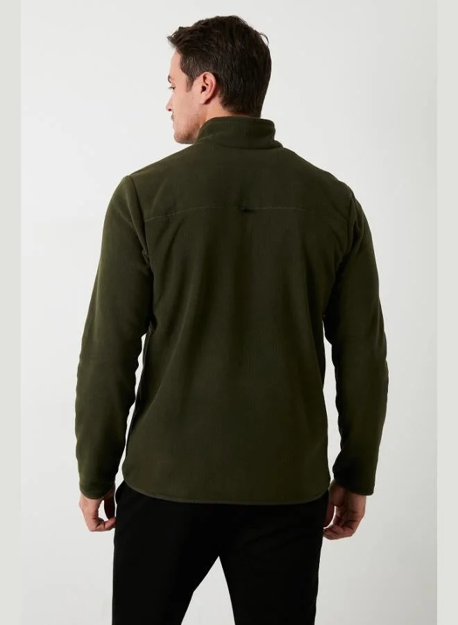 Buratti  Buratti Slim Fit Anti-Pilling Non-Flapping Batwing Collar Cold-Resistant Brushed Fleece Men's POLAR 5906001 for Men | Best Price UAE