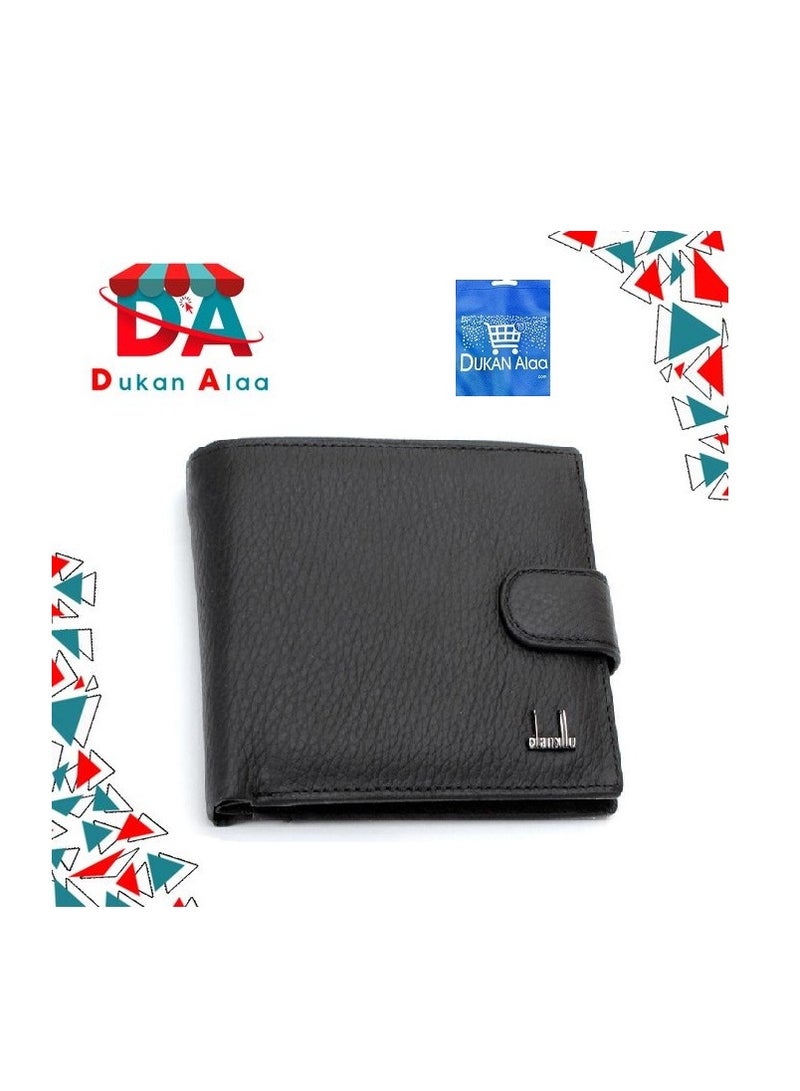 Horse Black Wallet lock LeatherI mperial + Bag Dukan Alaa - Image 1