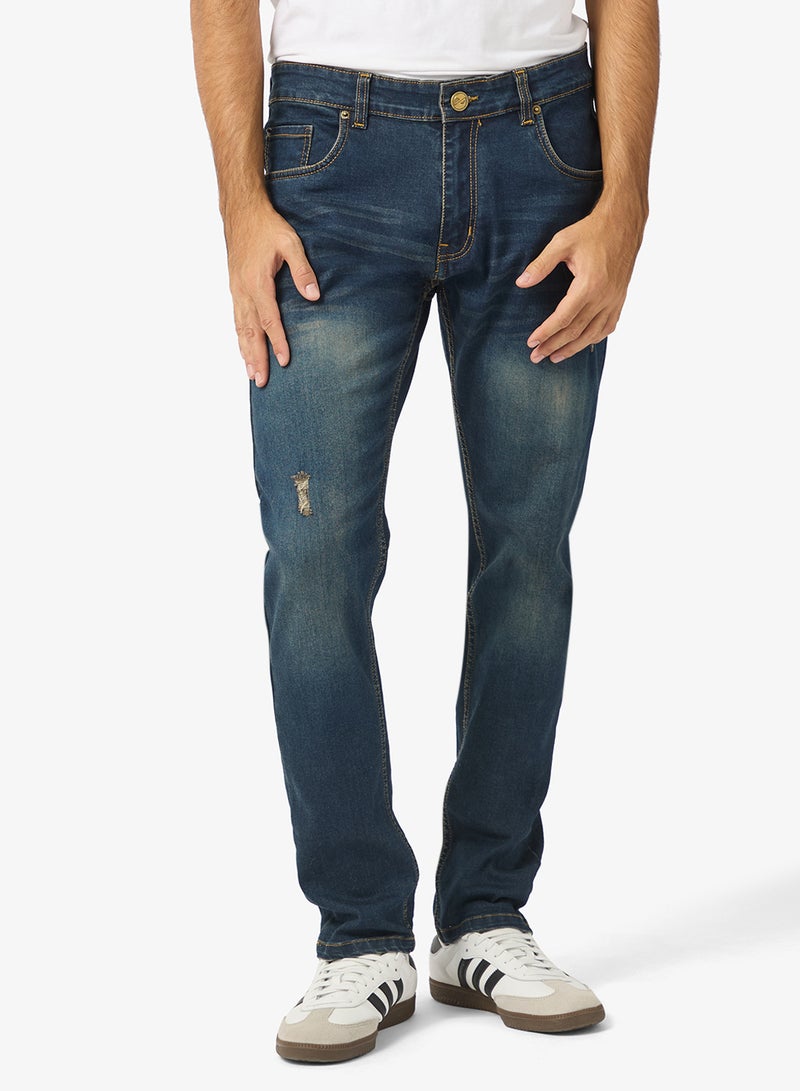 سفنتي فايف جينز بقصة مستقيمة - Image 1